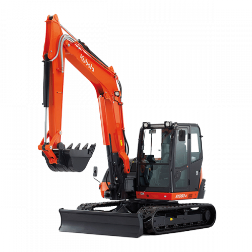 Excavator Kubota KX080 4 600px