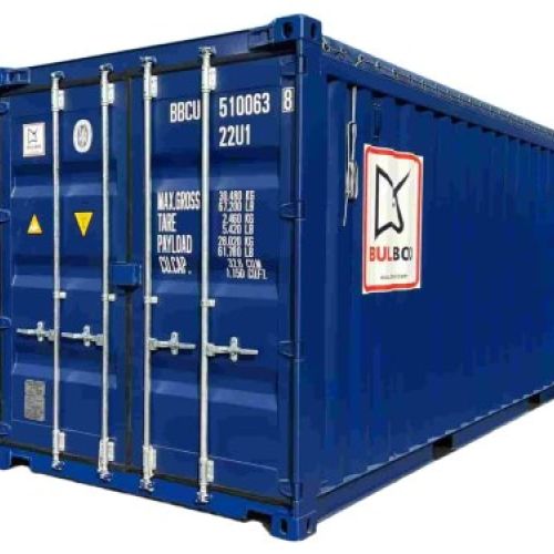 destacada contenedor maritimo