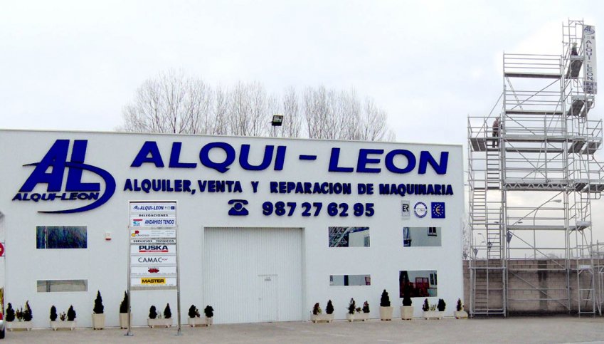 Alquiler y venta de maquinaria industrial y andamios en León